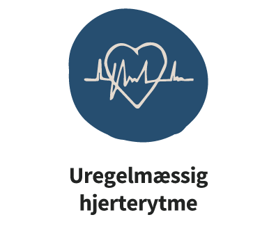 Symptom hjerterytme front